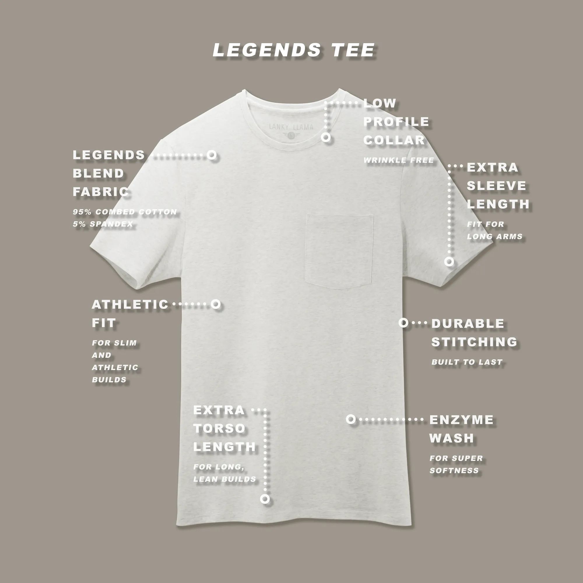 Legends Crew Neck Tee