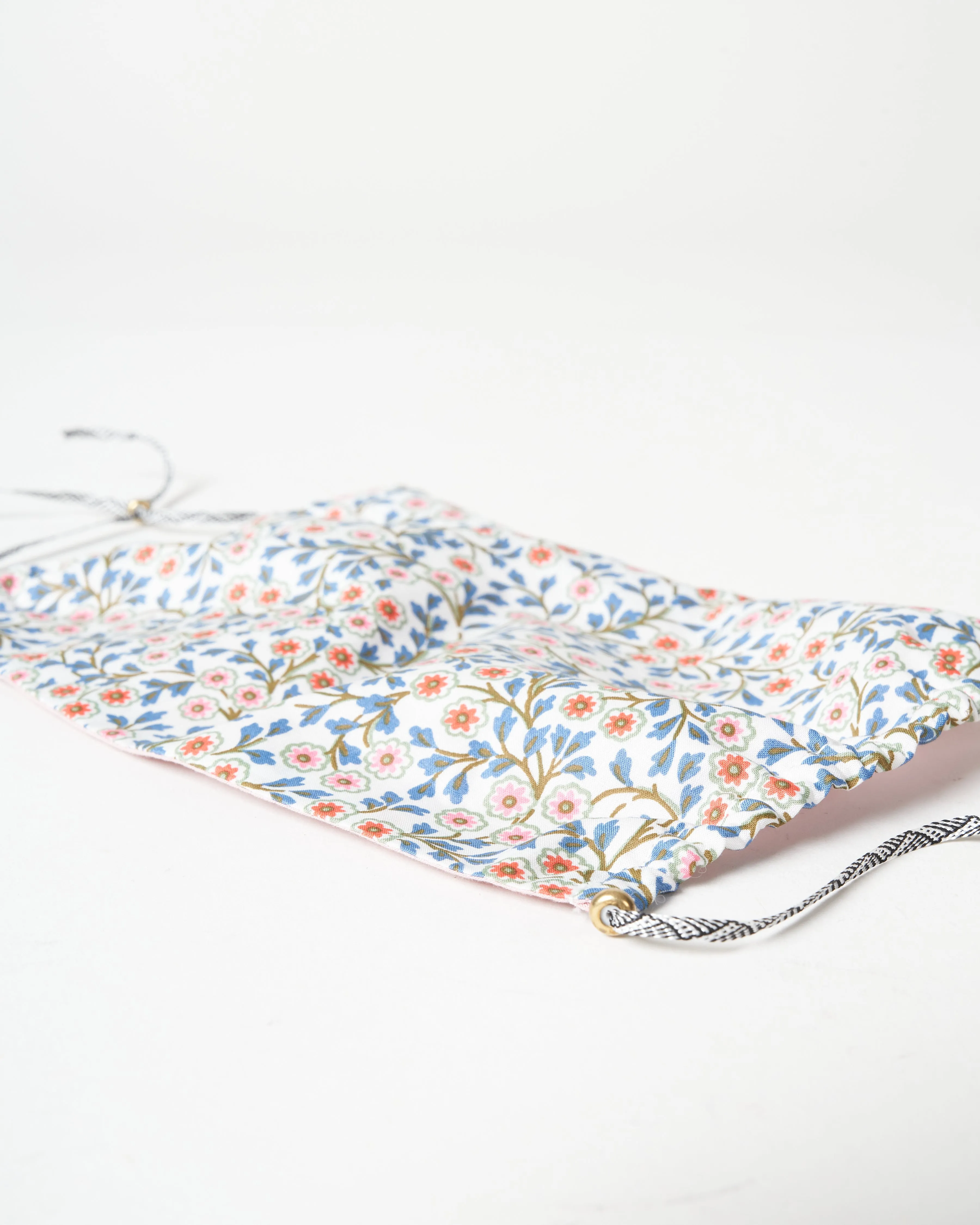 liberty print face mask - blue floral