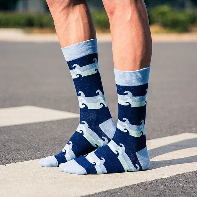 'Life's A Br33z3' Collection: Patterned Socks