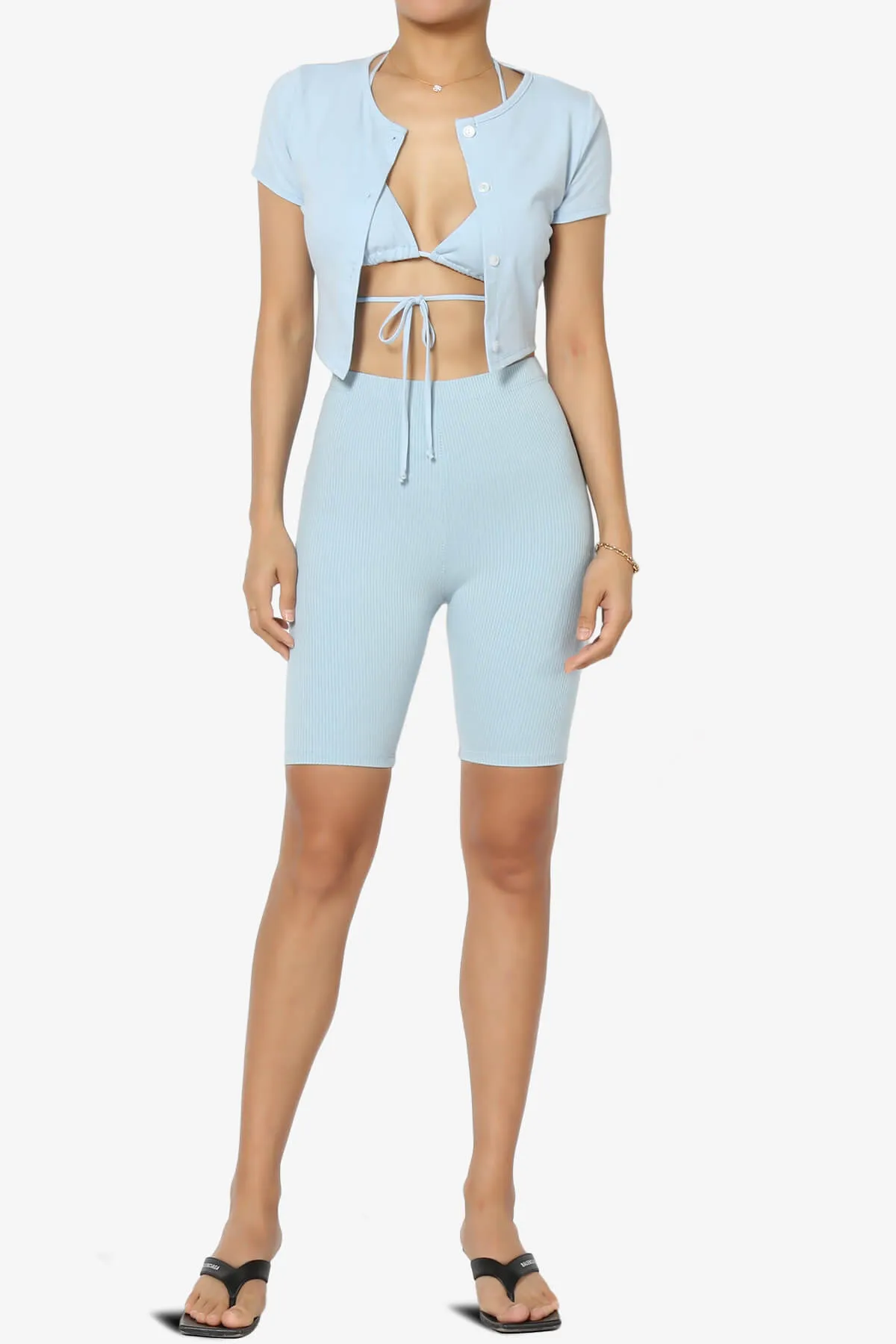 Linda Cardigan And Bra Top SET