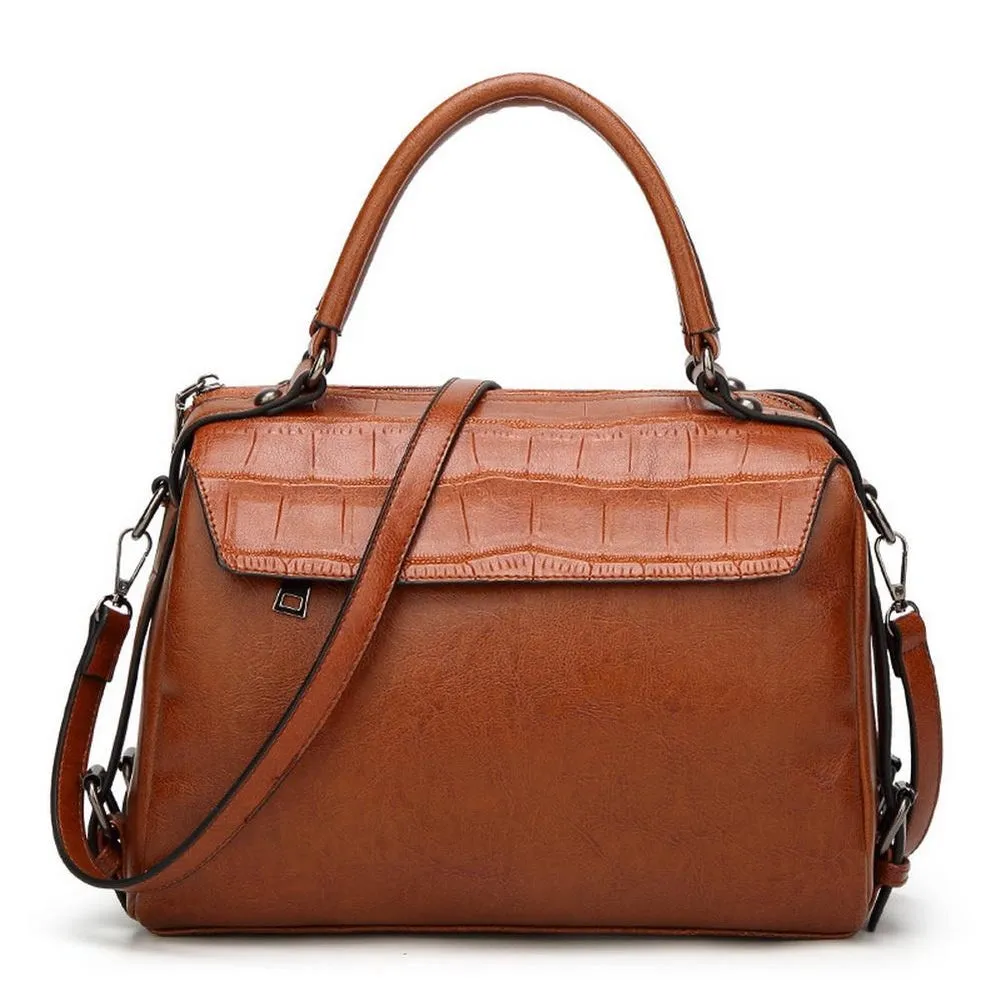 <bold>Top-Handle / Shoulder Bag  <br>Vegan-Leather