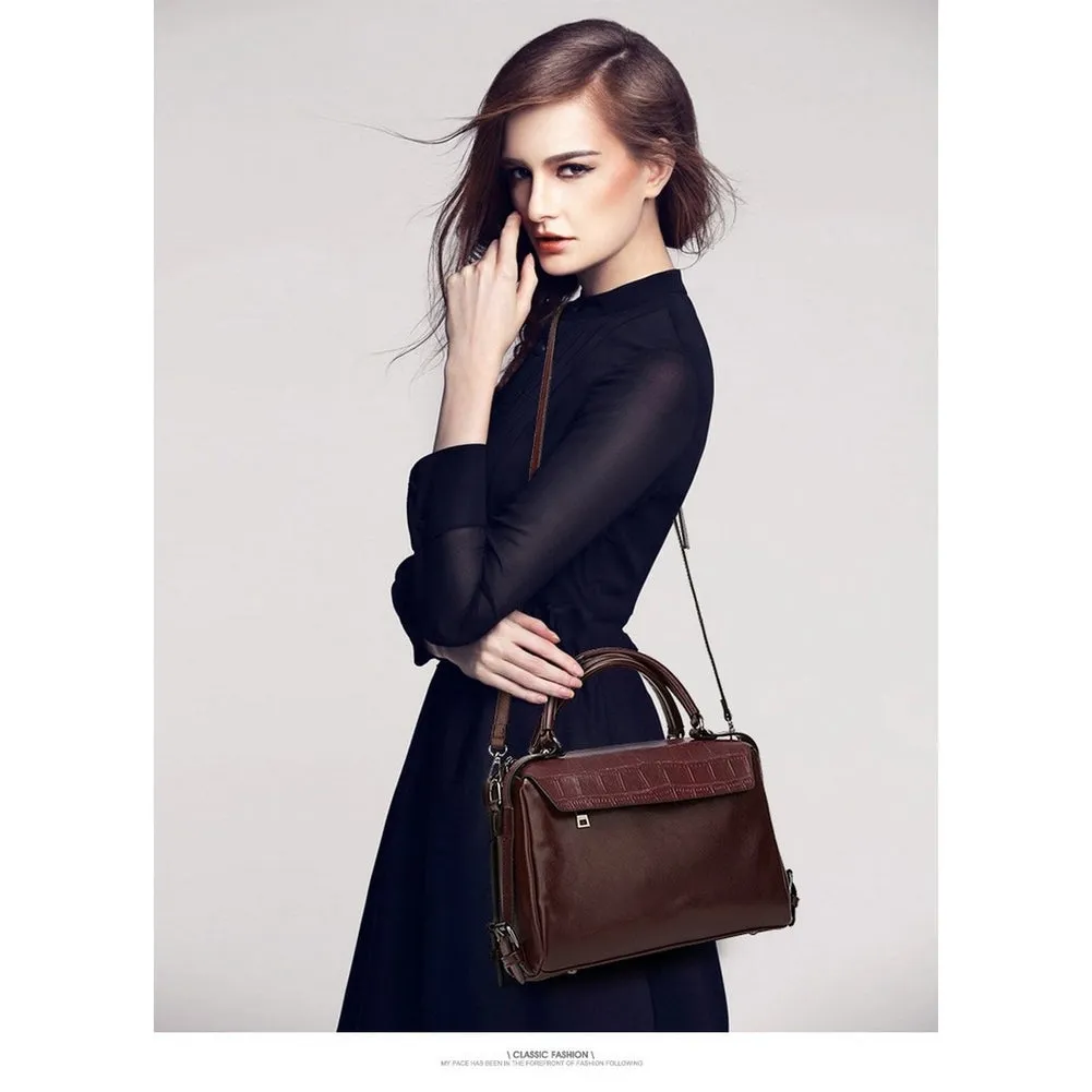 <bold>Top-Handle / Shoulder Bag  <br>Vegan-Leather