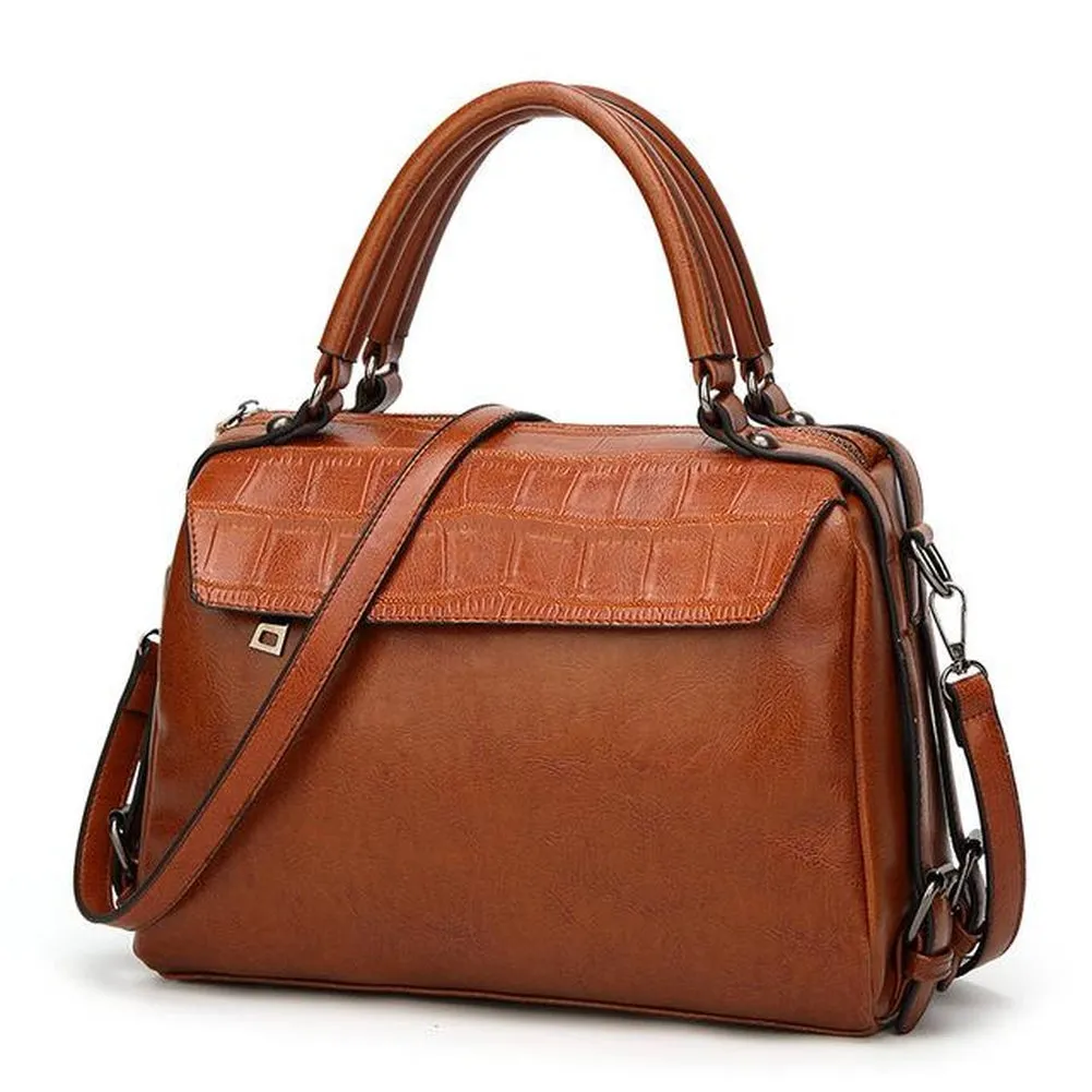 <bold>Top-Handle / Shoulder Bag  <br>Vegan-Leather