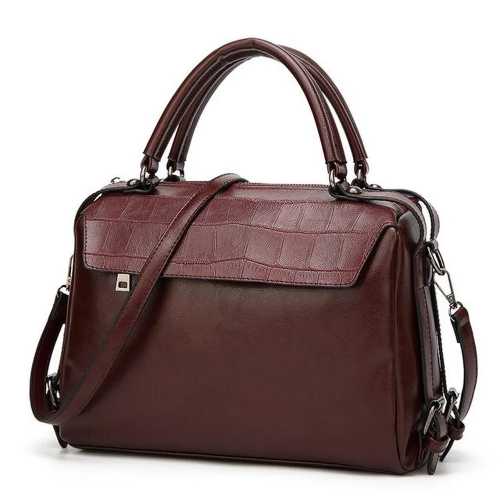 <bold>Top-Handle / Shoulder Bag  <br>Vegan-Leather