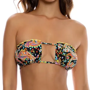 LULI GYPSY - Multiway Ruffled Scrunched Cup Bandeau