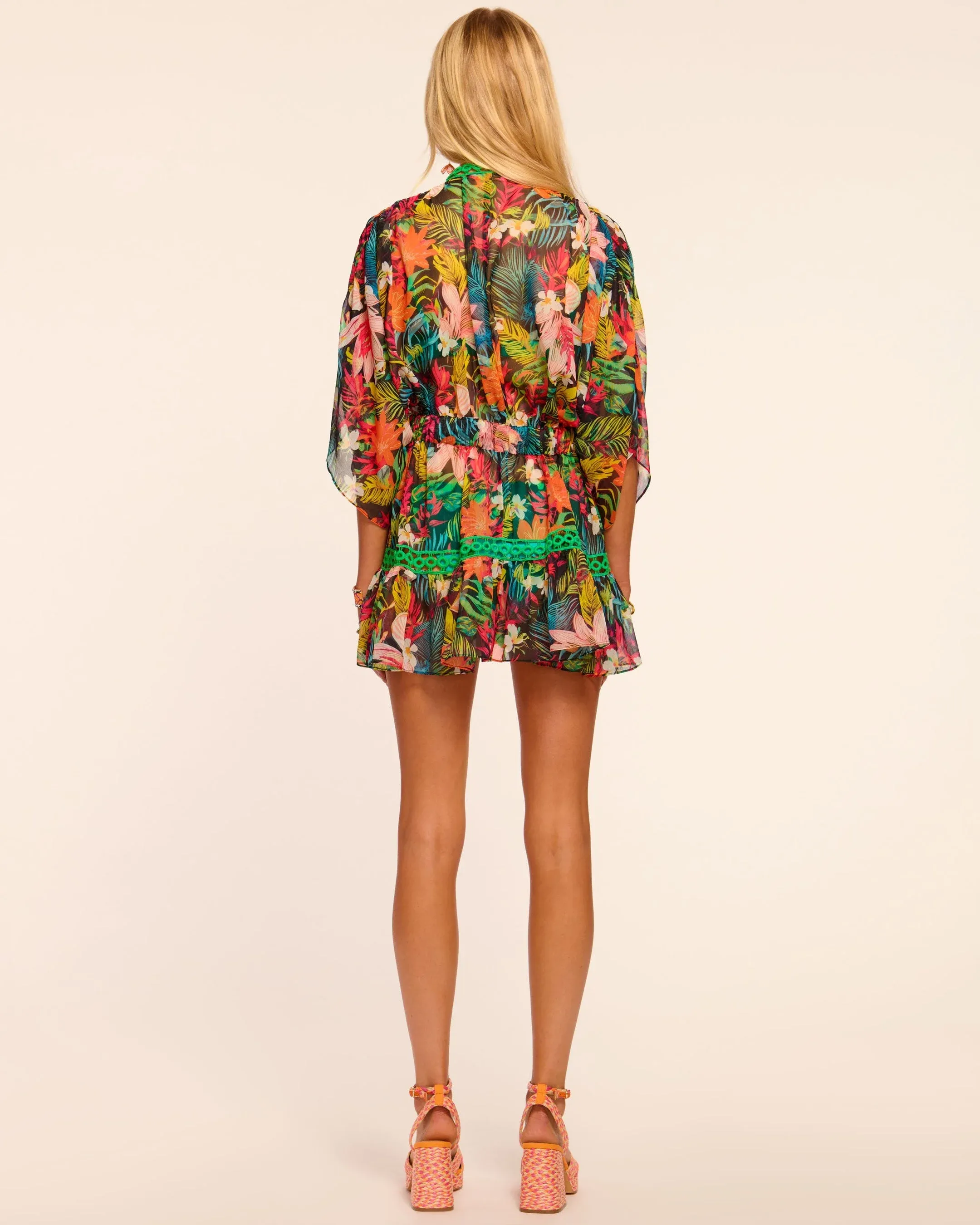 MADGE MINI DRESS IN WILDFLOWER MULTI