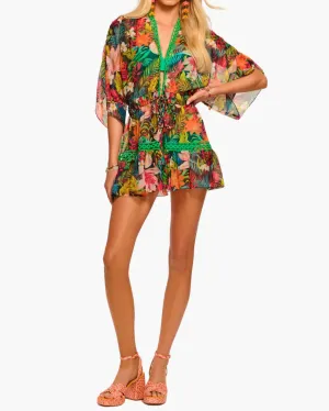 MADGE MINI DRESS IN WILDFLOWER MULTI