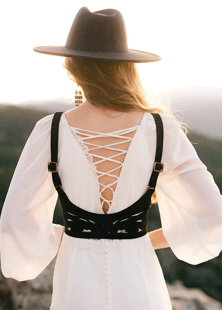 Marlow Bridal Harness in Black