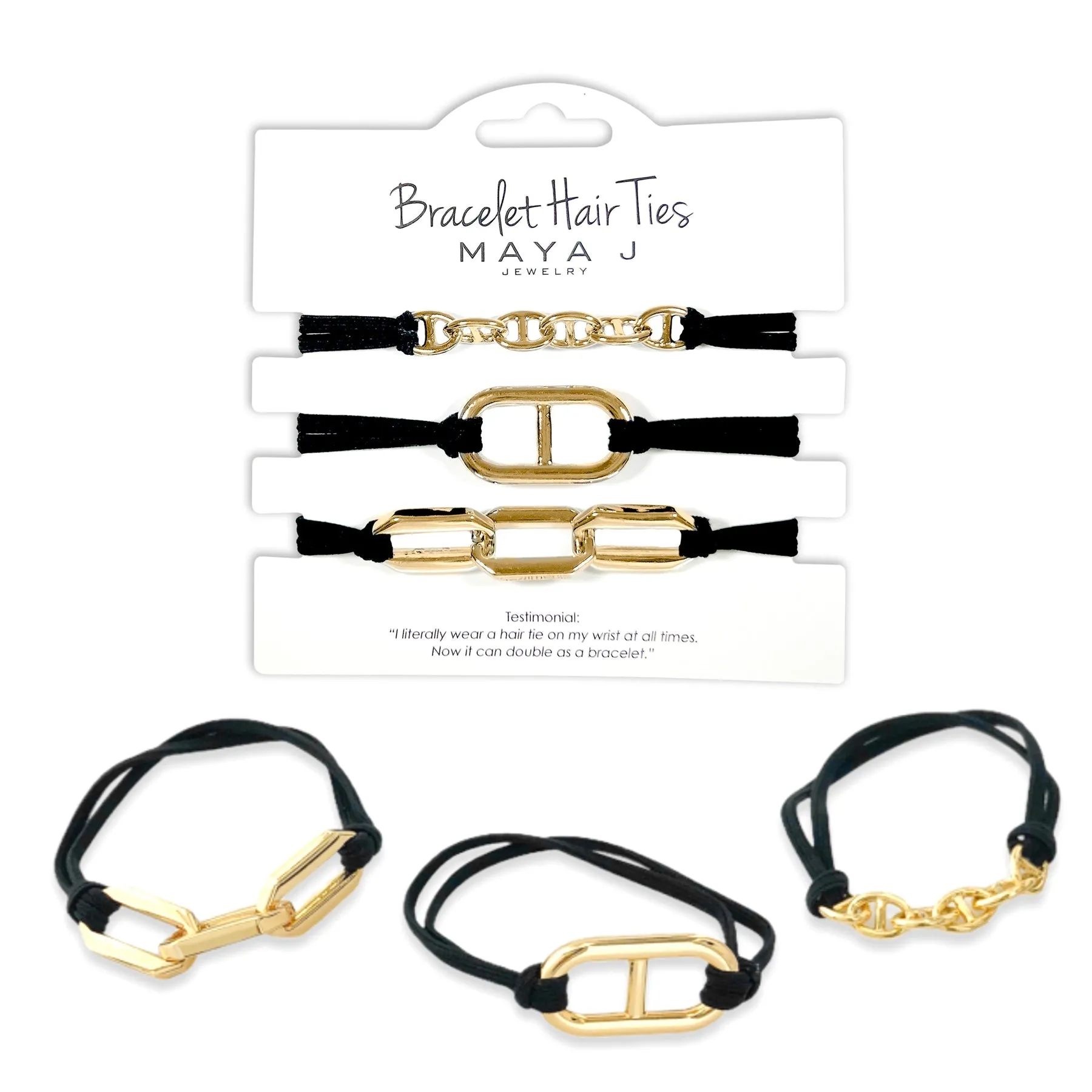 Maya J Bracelet Hair Ties