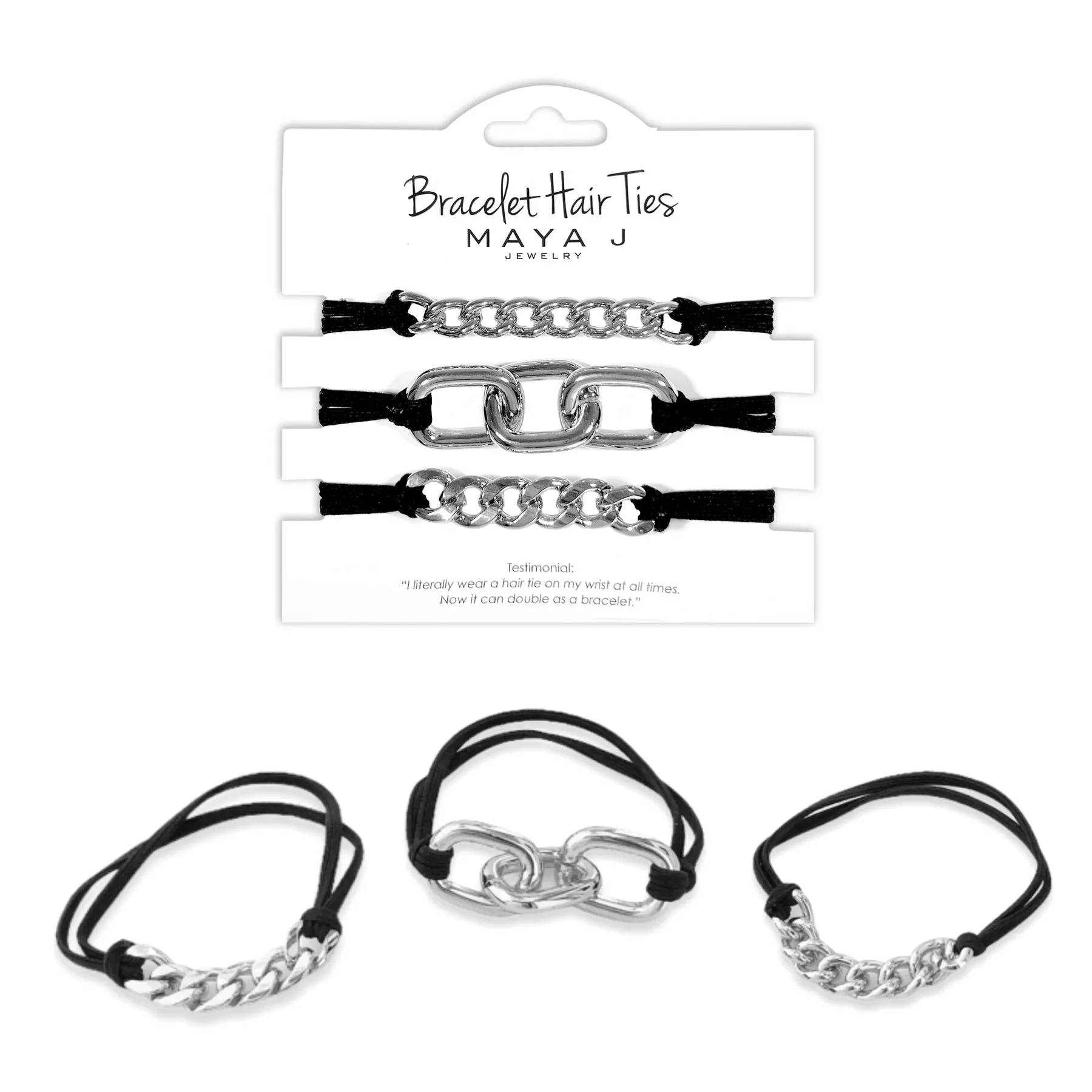 Maya J Bracelet Hair Ties