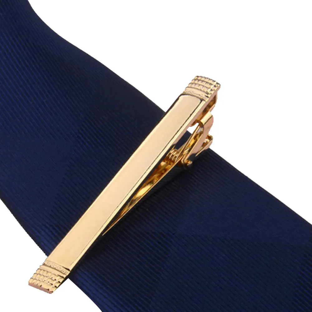 Men Metal Alloy Tie Clip Clamp Necktie Bar Clasp Wedding Bridegroom Business Fashion Formal Gifts