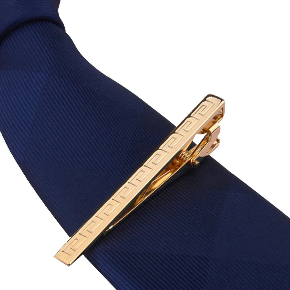 Men Metal Alloy Tie Clip Clamp Necktie Bar Clasp Wedding Bridegroom Business Fashion Formal Gifts