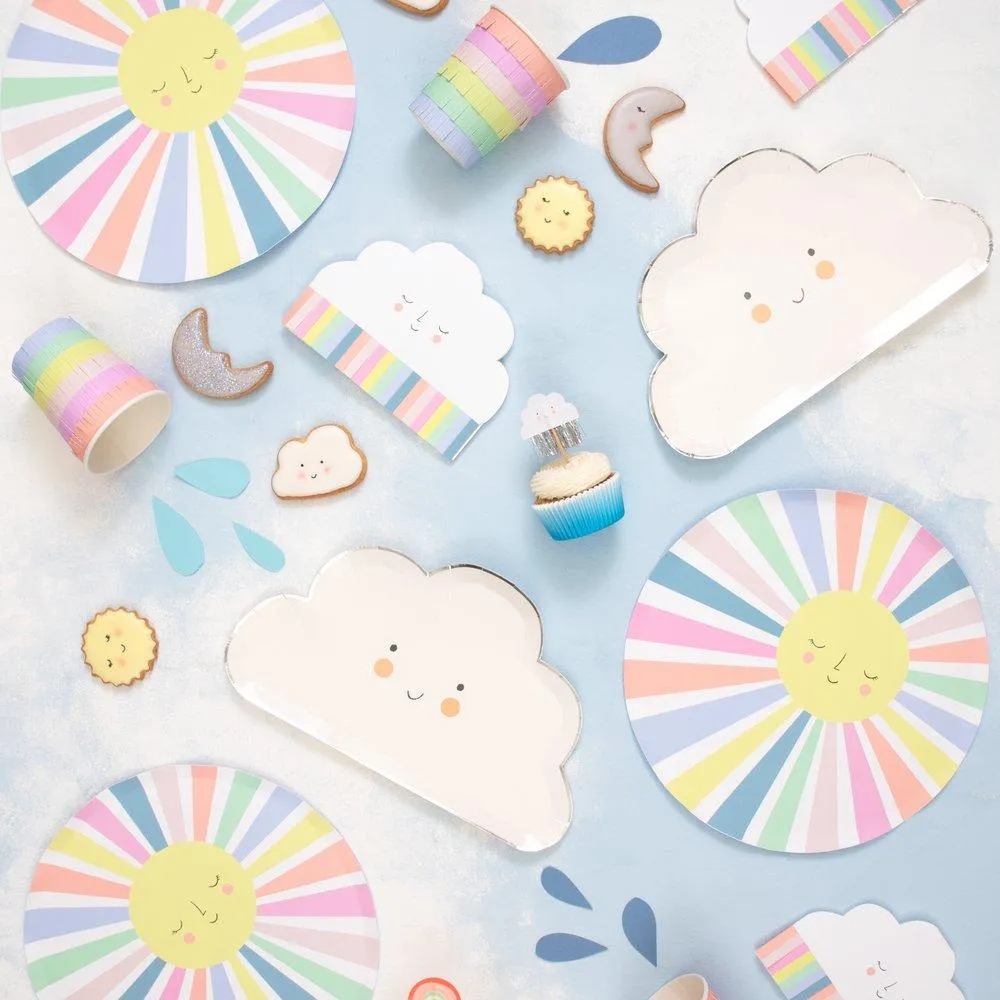 Meri Meri Rainbow Sun Cloud Napkins (Set of 20)