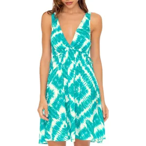 MERMAID WISHES - V Neck Short Dress