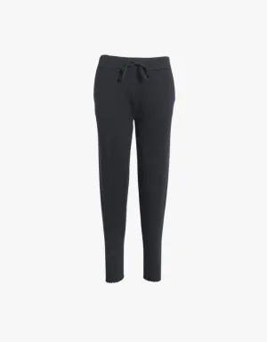 Minnie Rose Cotton Cashmere Frayed Joggers