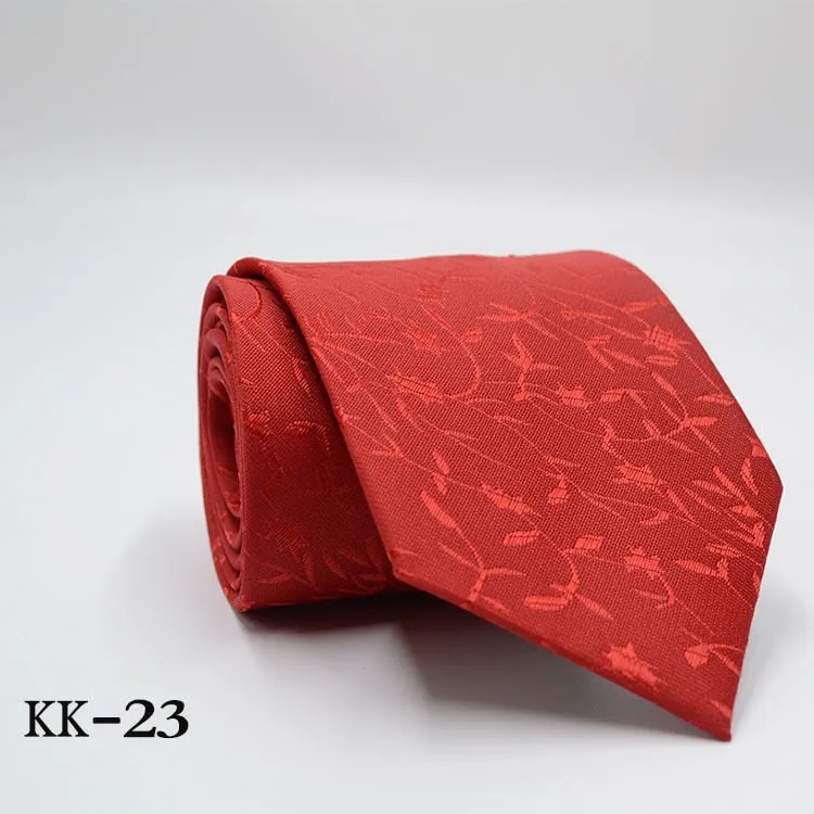 Narrow Casual Arrowhead Skinny Red Necktie Slim Black Tie For Men 8cm Man Accessories Simplicity For Party Formal Ties Fashion