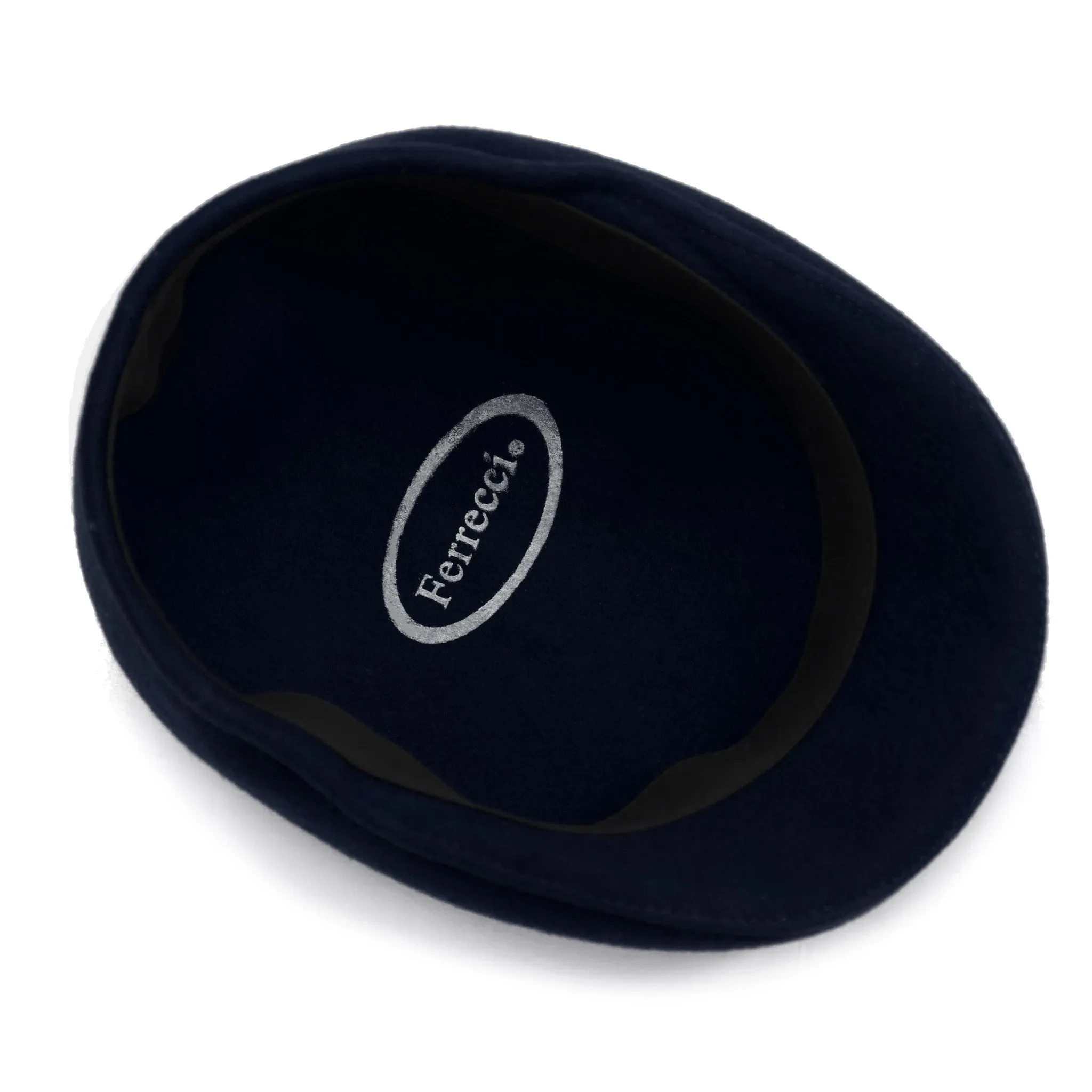 Navy Premium Wool English Hat
