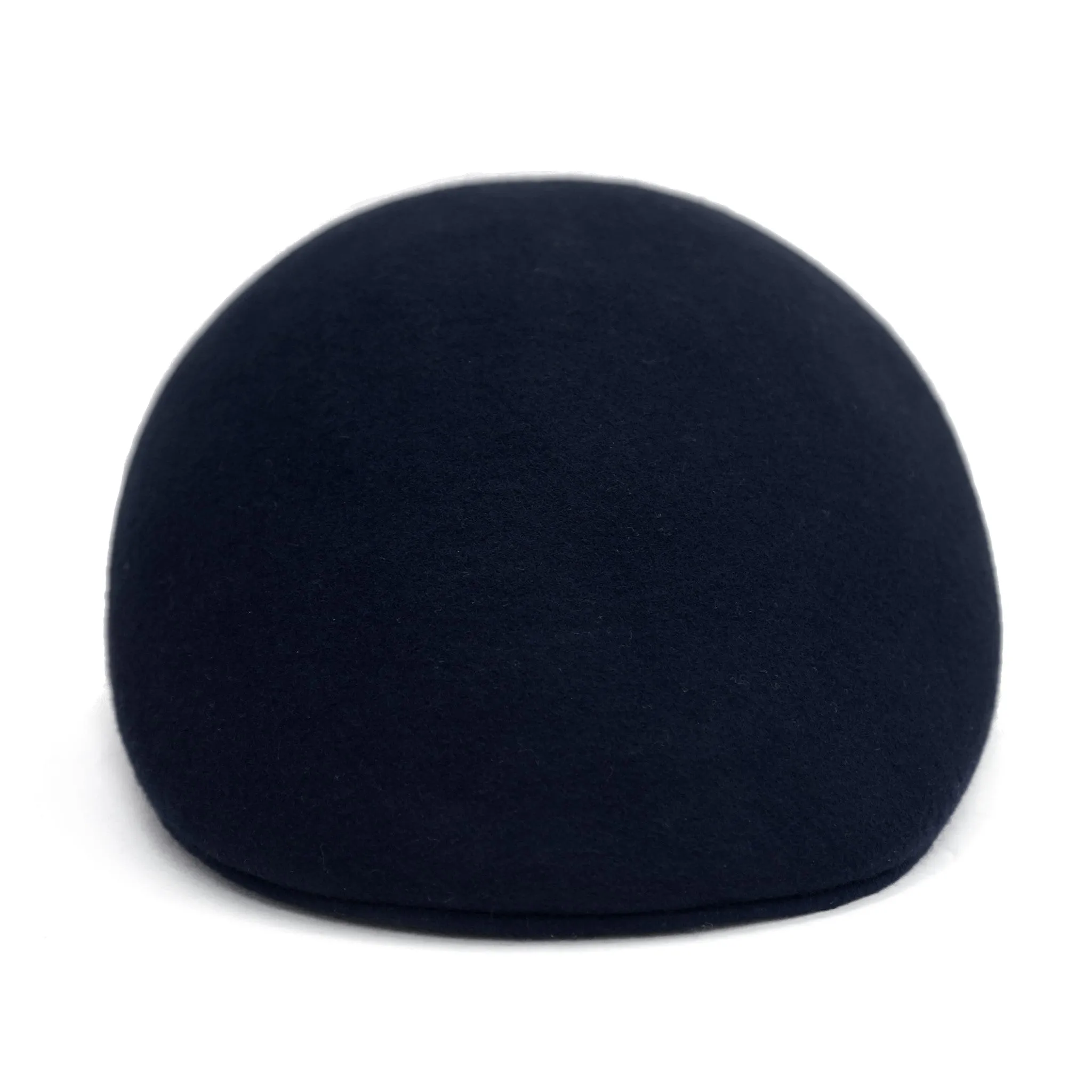 Navy Premium Wool English Hat