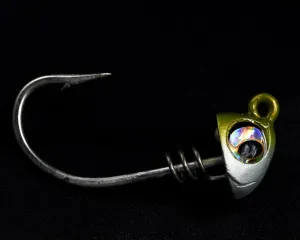 No Live Bait Needed (NLBN) Screwlock Jigheads - 3" Bait !