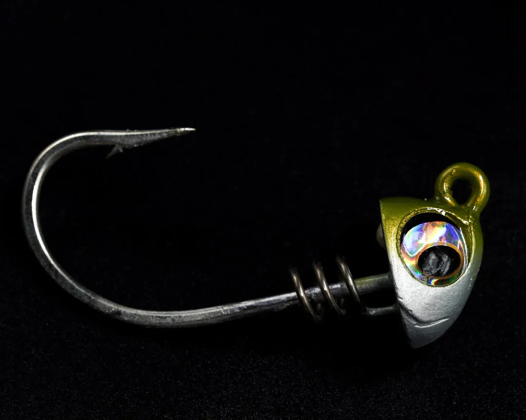 No Live Bait Needed (NLBN) Screwlock Jigheads - 3" Bait !