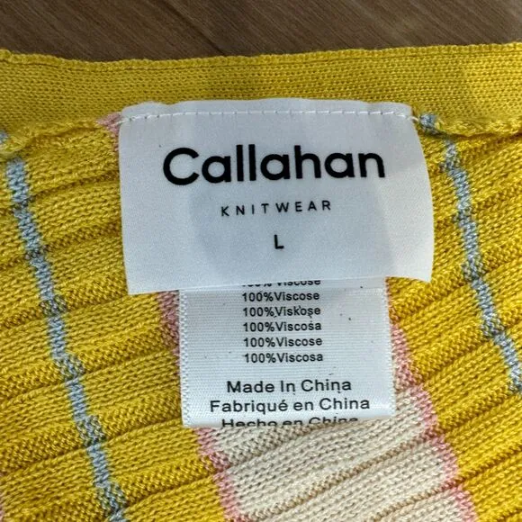 NWT* Callahan Ronnie Knit Skirt and Halter Crop Top Set - Women's Large