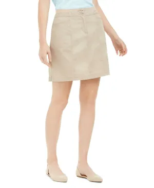 NWT Karen Scott Women's Woven Skort With Pockets. 100076995MS 16