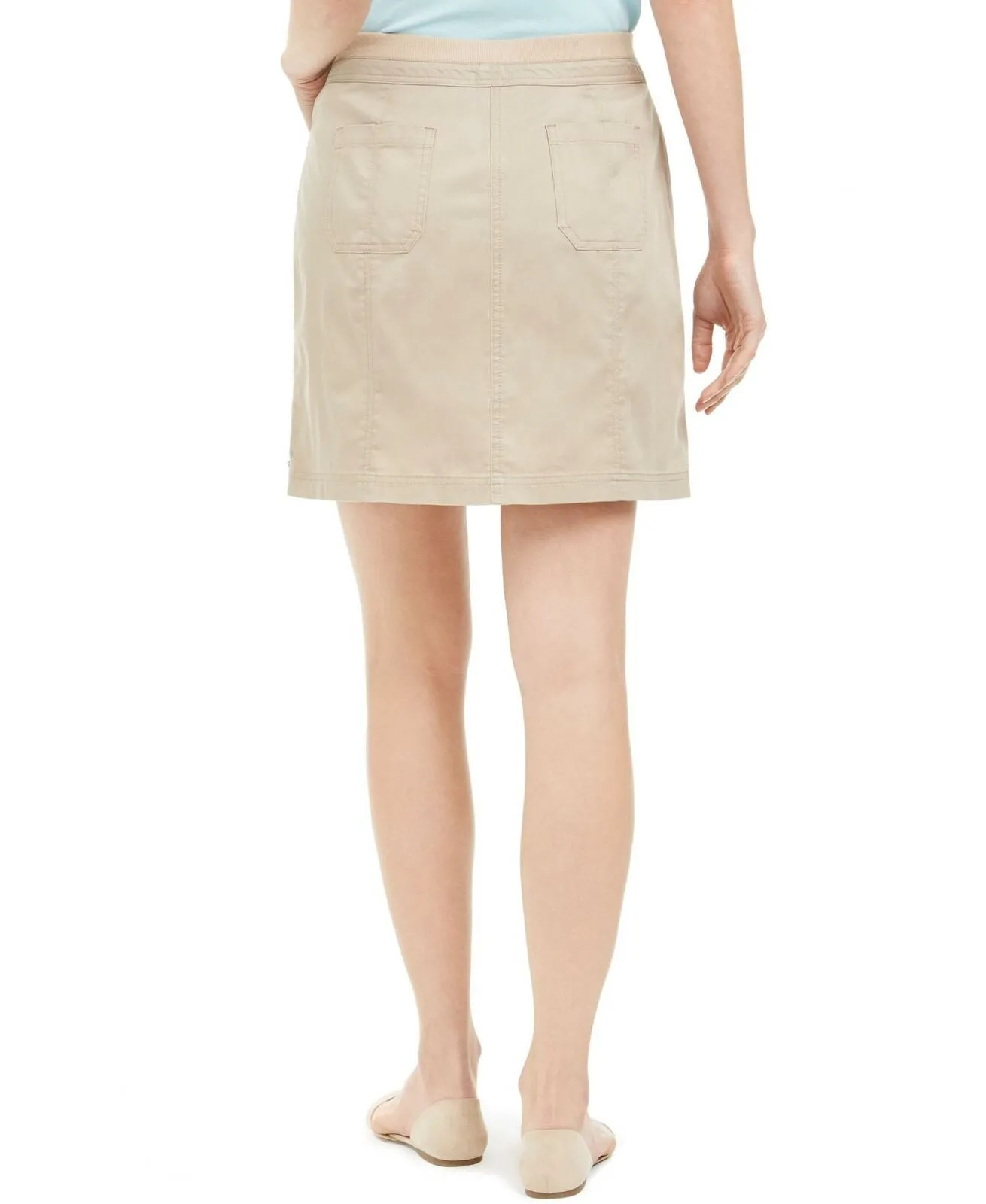 NWT Karen Scott Women's Woven Skort With Pockets. 100076995MS 16