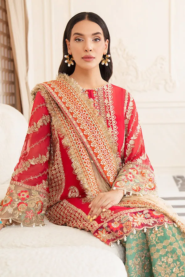 Organza Chiffon Embellished Pakistani Kameez Salwar
