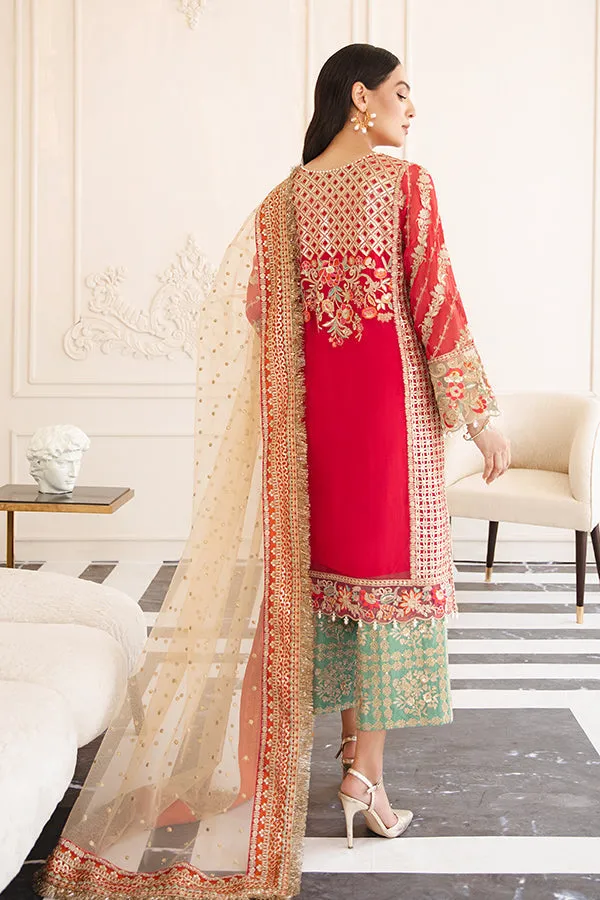 Organza Chiffon Embellished Pakistani Kameez Salwar