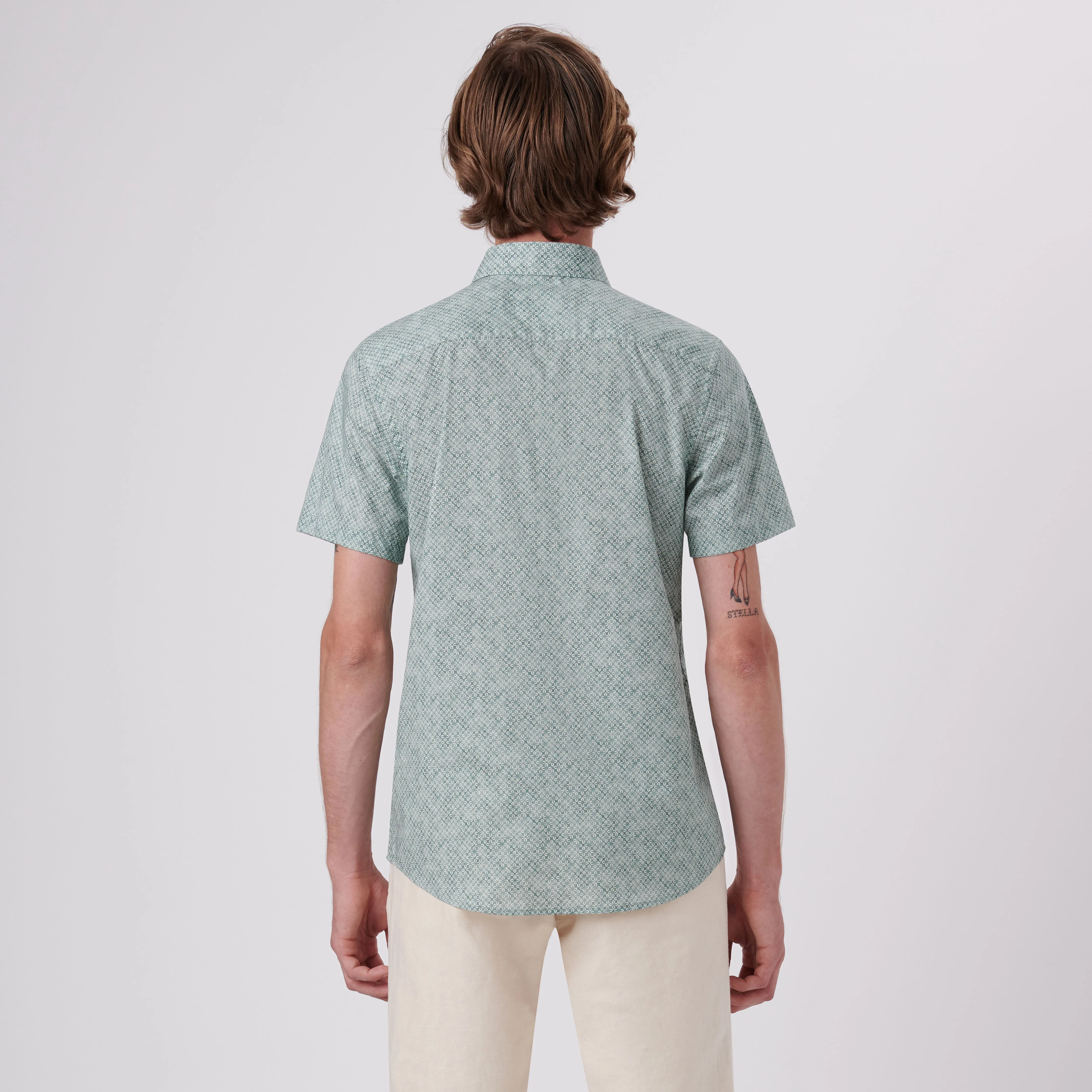 Orson Geometric Print Short Sleeve Shirt