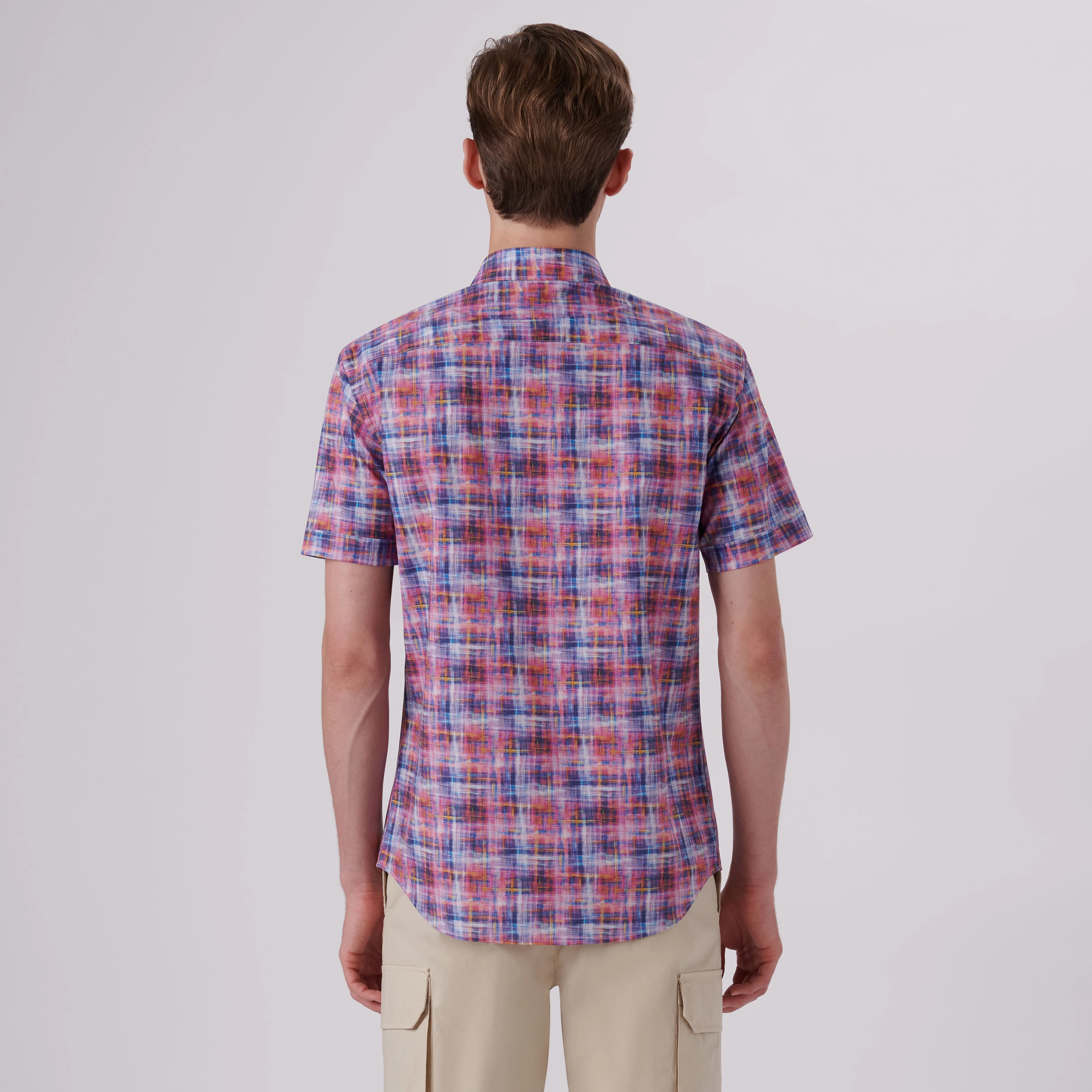 Orson Irregular Check Short Sleeve Shirt