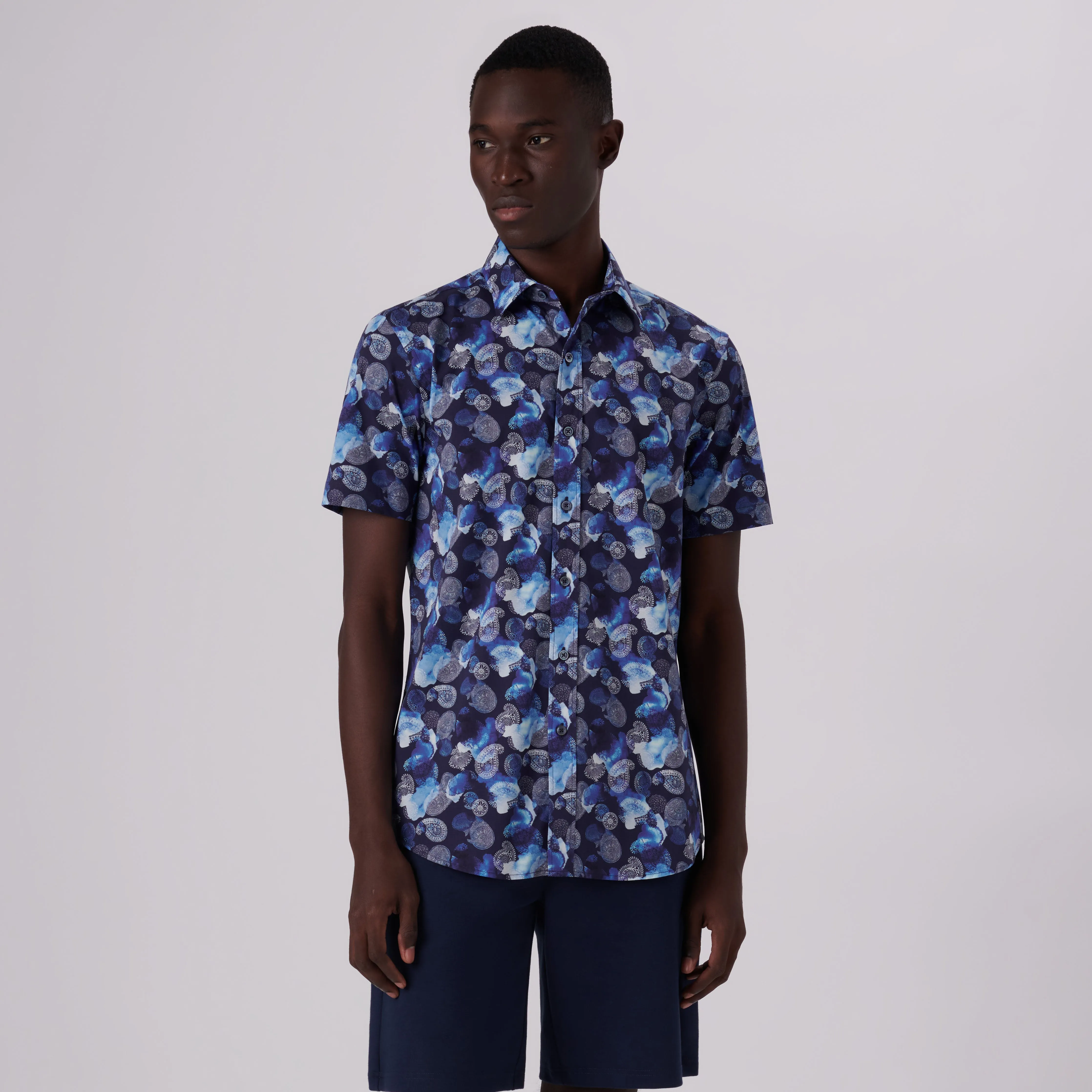 Orson Paisley Print Short Sleeve Shirt
