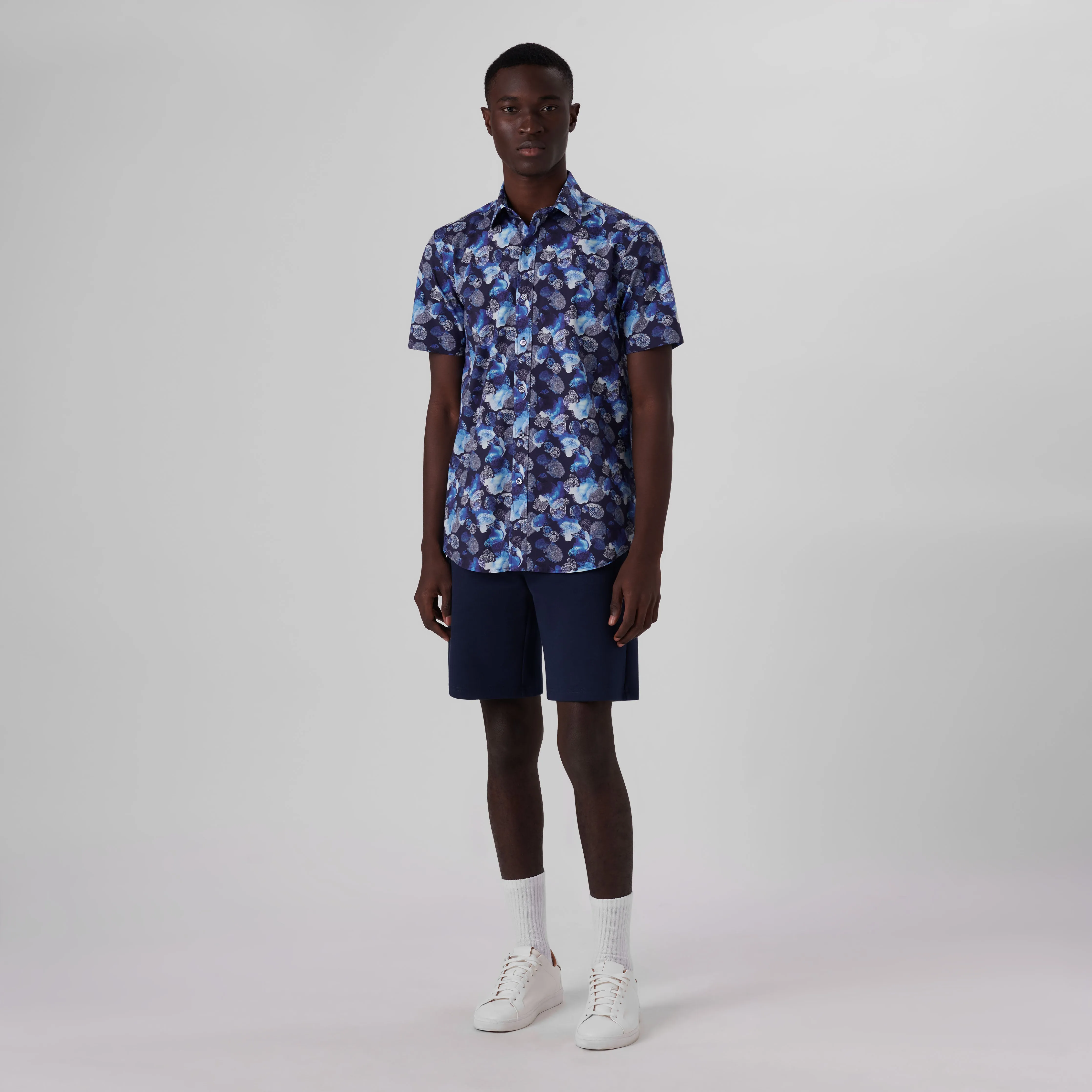 Orson Paisley Print Short Sleeve Shirt