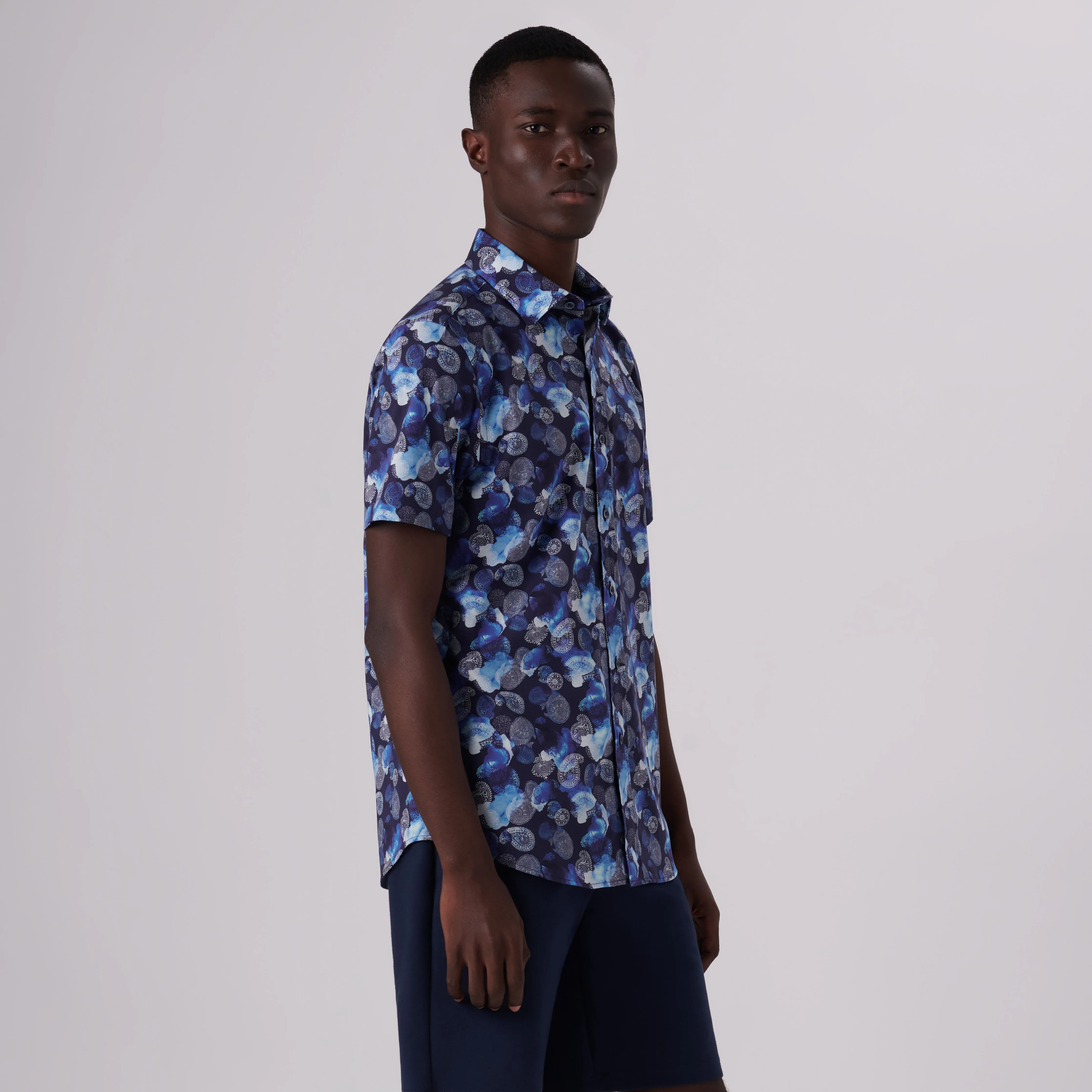 Orson Paisley Print Short Sleeve Shirt