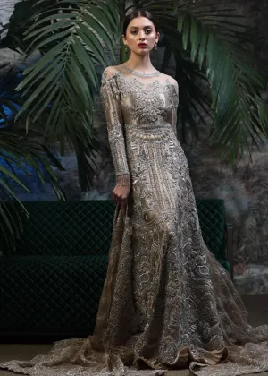 Pakistani Bridal Long Maxi Gown for Wedding #J5139