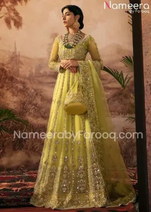 Pakistani Embroidered Lehenga Choli for Wedding #PN65