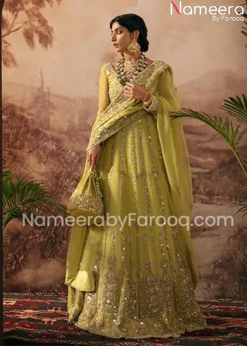 Pakistani Embroidered Lehenga Choli for Wedding #PN65