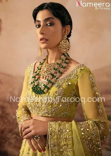 Pakistani Embroidered Lehenga Choli for Wedding #PN65