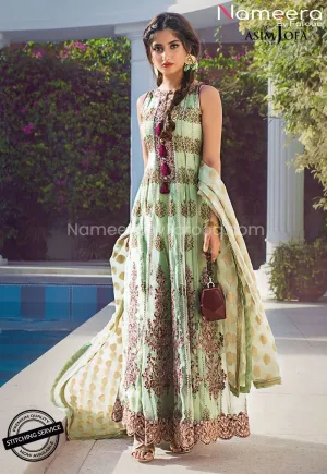 Pakistani Frock Dress for Wedding Party Online #BP166