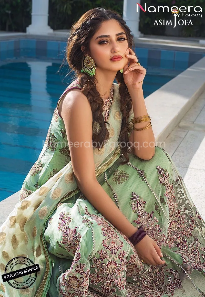 Pakistani Frock Dress for Wedding Party Online #BP166