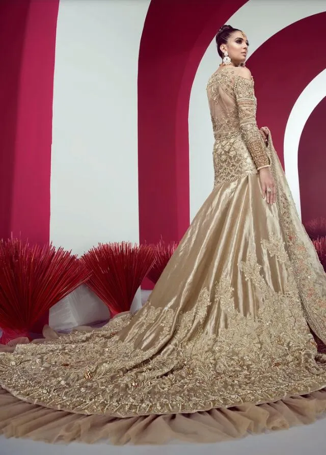 Pakistani Heavy Bridal Lehenga for Walima #N7005