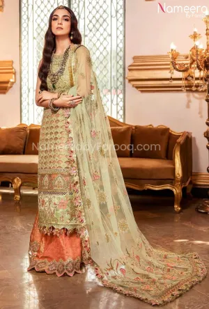 Pakistani Punjabi Party Wear Suit with Embroidery #BB142