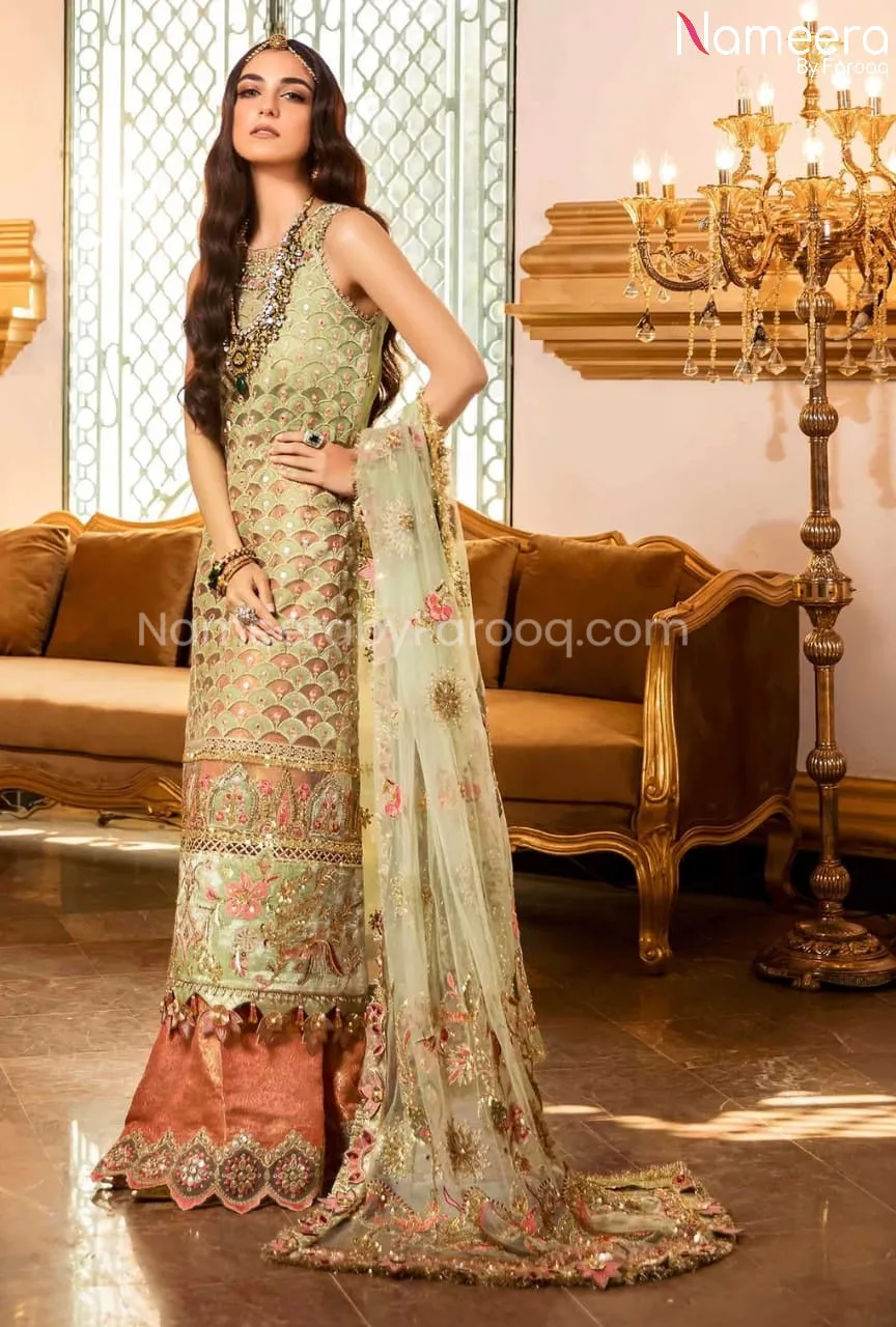 Pakistani Punjabi Party Wear Suit with Embroidery #BB142