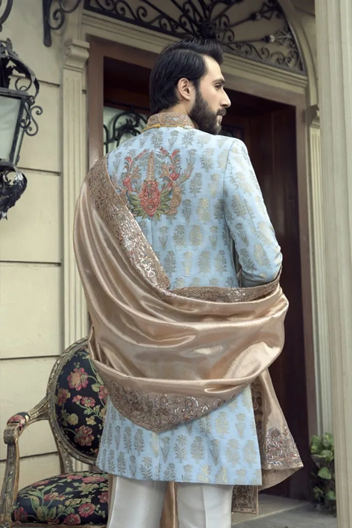 Pakistani Wedding Sherwani for Groom #C2012