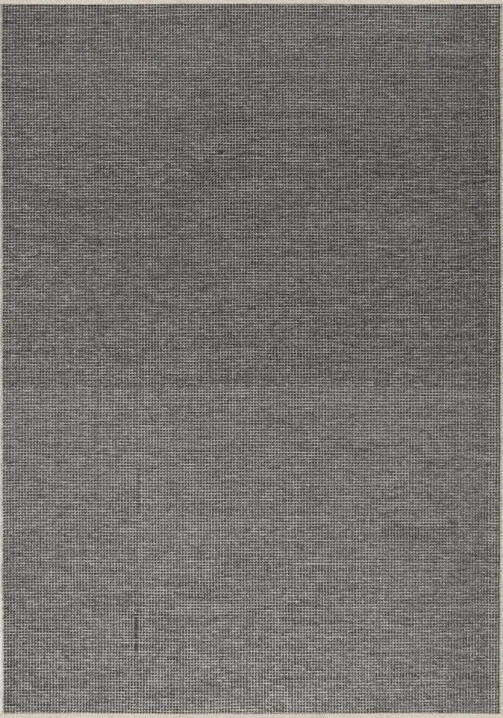 Pandora Plain Pattern Anthracite Thin Rug 2415