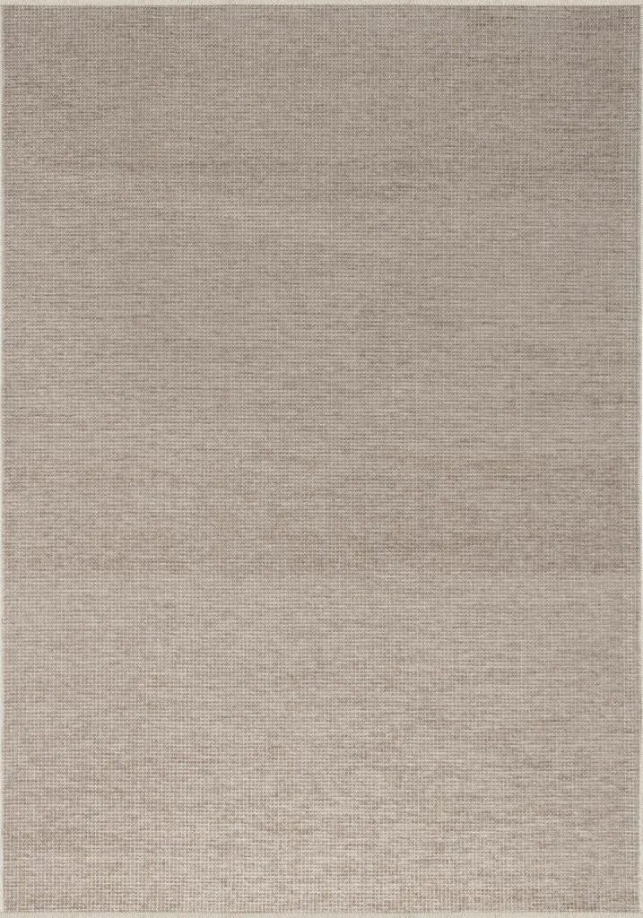 Pandora Plain Pattern Beige Thin Rug 2412