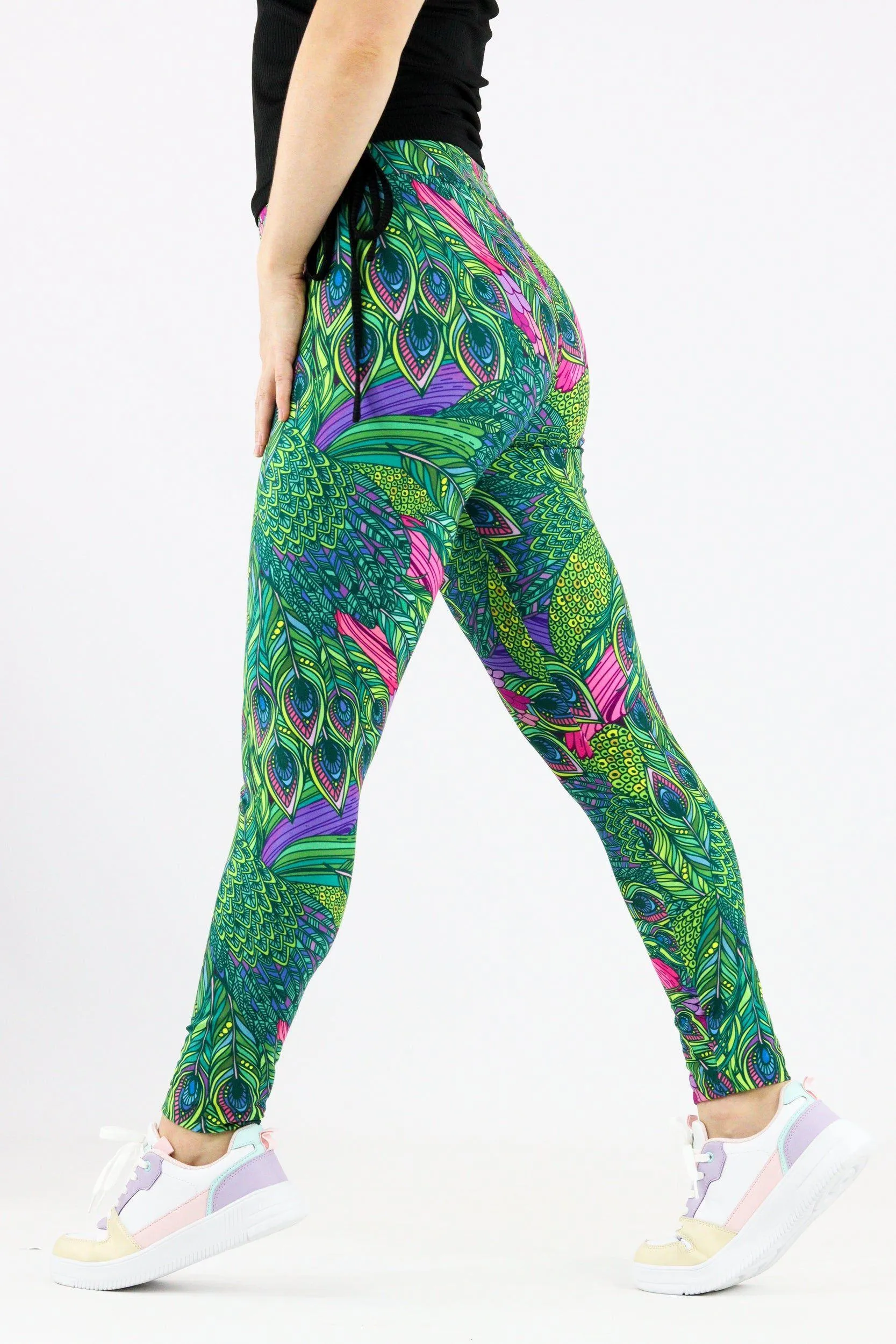 Peacock Vaunt - Casual Full Leggings