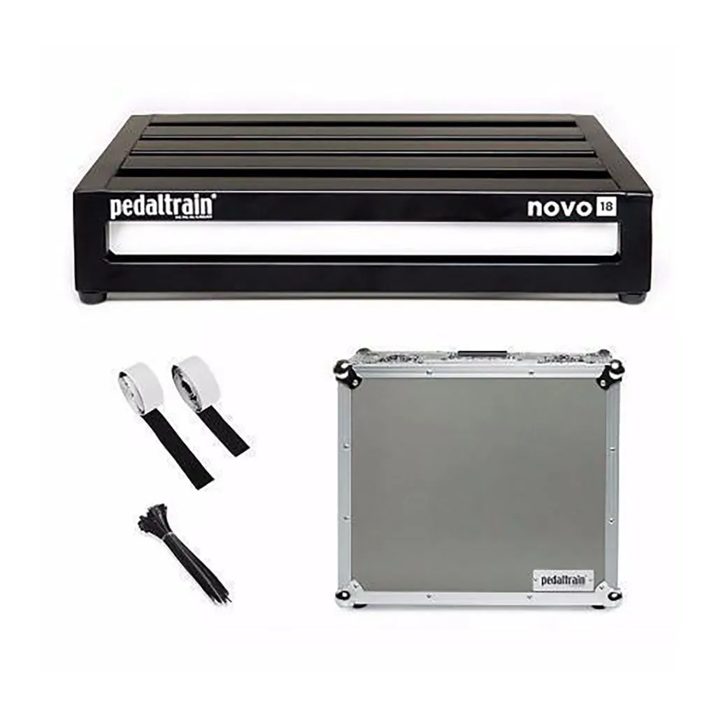 Pedaltrain PT-N18-TC Novo 18 Pedal with Tour Case