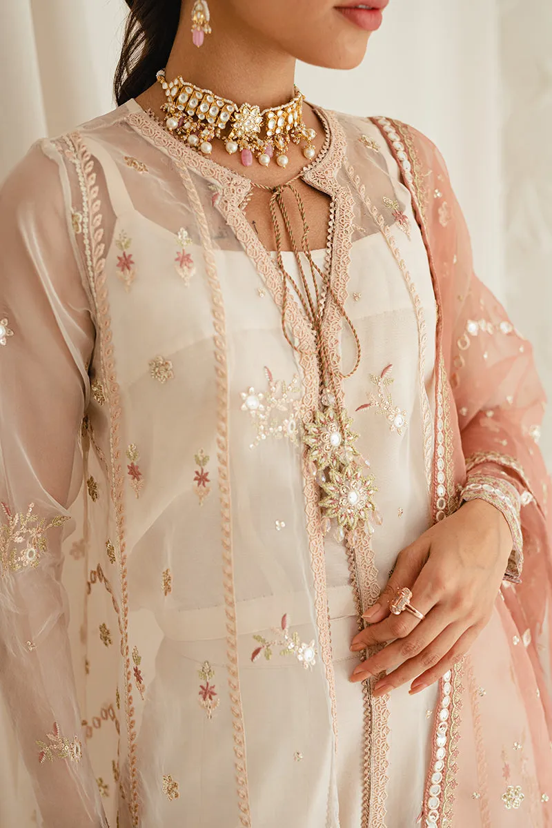 Pink Heavily Embellished Pakistani Kameez Sharara Dupatta Party Dress