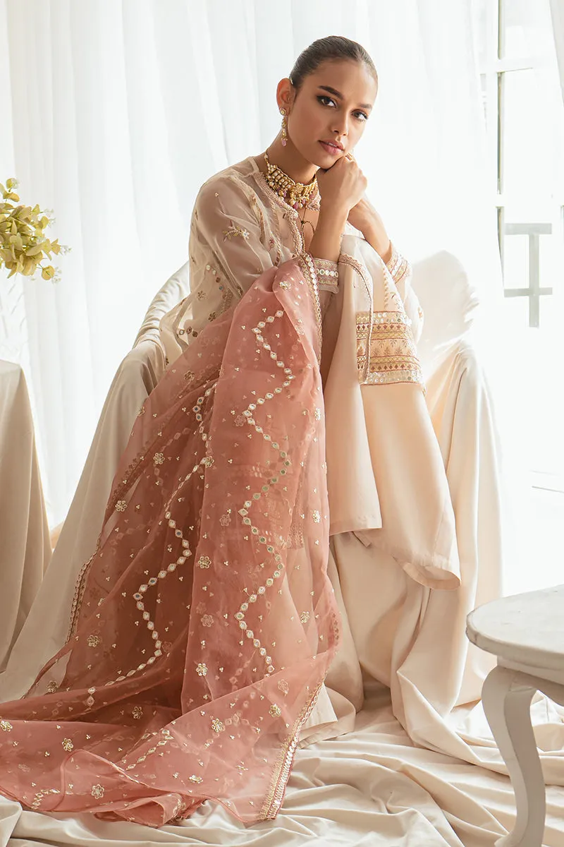 Pink Heavily Embellished Pakistani Kameez Sharara Dupatta Party Dress